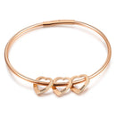 Pulseira com Pingente de Coração Personalizável Banhado a Ouro 18k