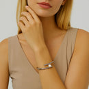 Bracelete com Pérola  Banhado em Ouro 18k