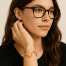 Bracelete Lady Brien Banhado em Ouro 18k