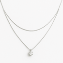 Colar Duplo Diamond em Prata 925