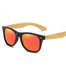 Moda madeira masculina óculos de sol ultravioleta clássico masculino condução equitação uv400 esportes óculos de sol de madeira de bambu